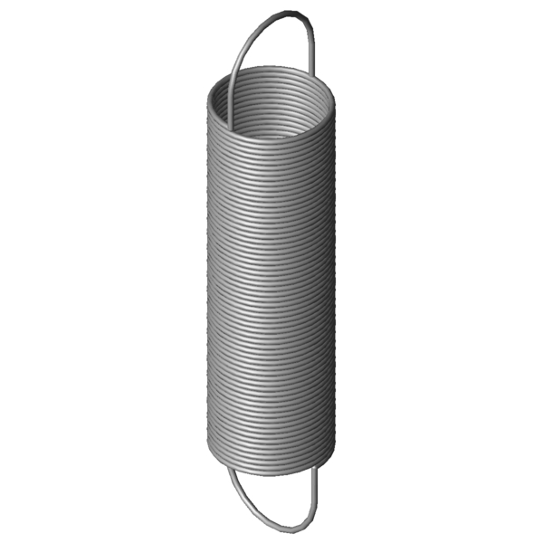 CAD obrázek Tažné pružiny RZ-036ADX