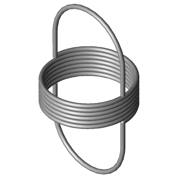 CAD obrázek Tažné pružiny RZ-036X-01I