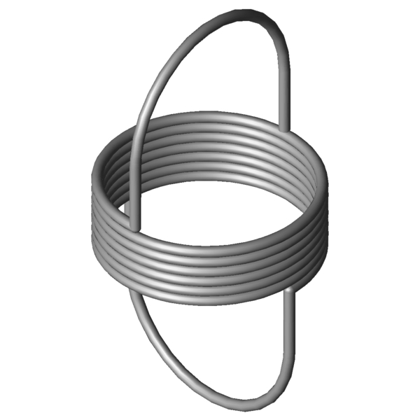 CAD obrázek Tažné pružiny RZ-036X-01X