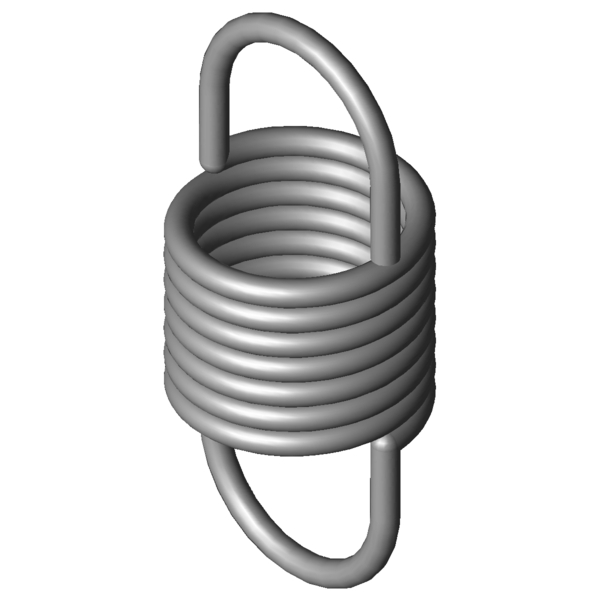 CAD obrázek Tažné pružiny RZ-043AI
