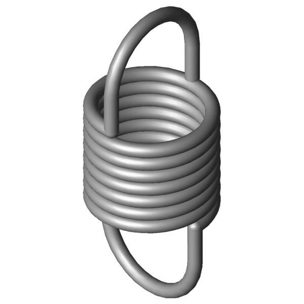 CAD obrázek Tažné pružiny RZ-043AX