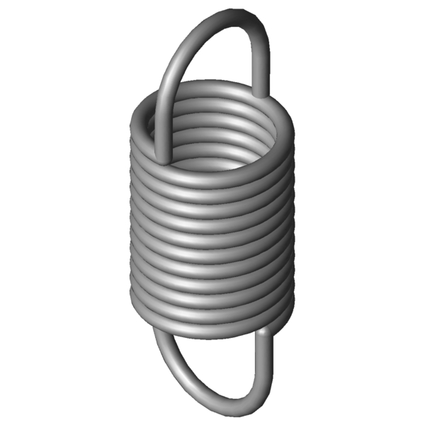 CAD obrázek Tažné pružiny RZ-043X