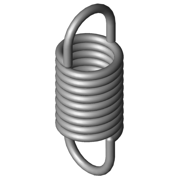 CAD obrázek Tažné pružiny RZ-051LX