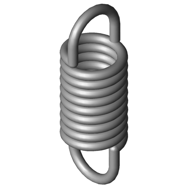 CAD obrázek Tažné pružiny RZ-051QX