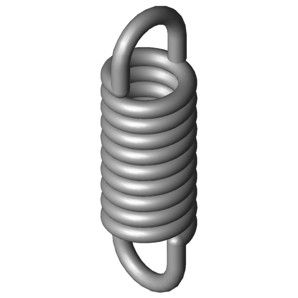 CAD obrázek Tažné pružiny RZ-051UX