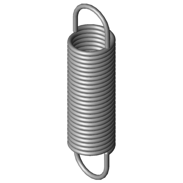 CAD obrázek Tažné pružiny RZ-057MI