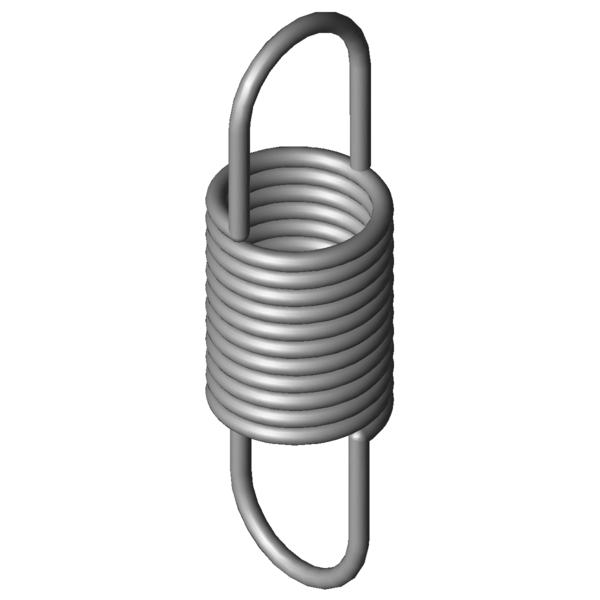 CAD obrázek Tažné pružiny RZ-058X