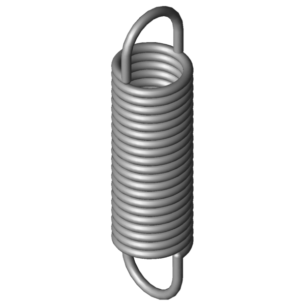 CAD obrázek Tažné pružiny RZ-060E-01X