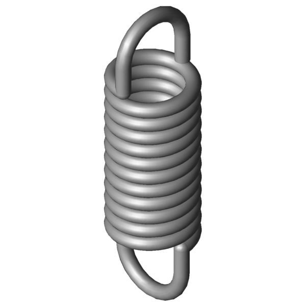 CAD obrázek Tažné pružiny RZ-064X