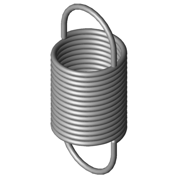 CAD obrázek Tažné pružiny RZ-100E-11I