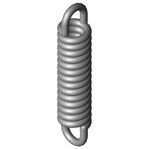 CAD obrázek Tažné pružiny RZ-115E-02X