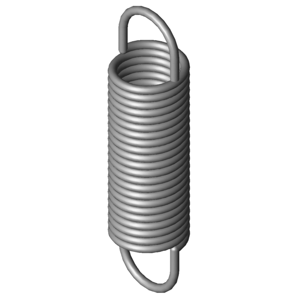 CAD obrázek Tažné pružiny RZ-130K-21I