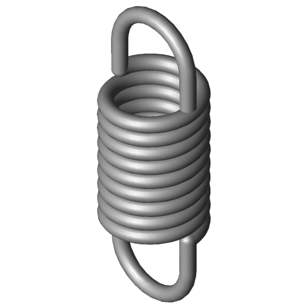 CAD obrázek Tažné pružiny RZ-130LI