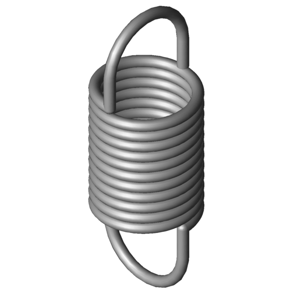 CAD image Extension Springs RZ-136E-10X