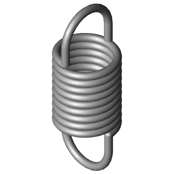 CAD image Extension Springs RZ-156E-10X