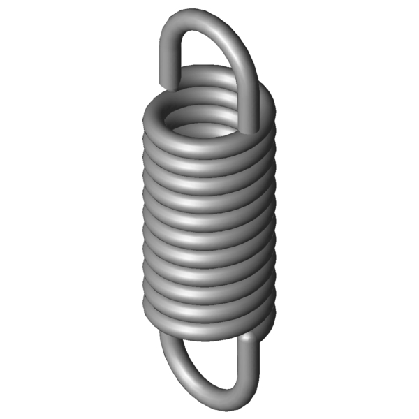 CAD obrázek Tažné pružiny RZ-160I