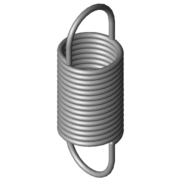 CAD obrázek Tažné pružiny RZ-162GX