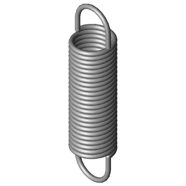 CAD obrázek Tažné pružiny RZ-162K-21I