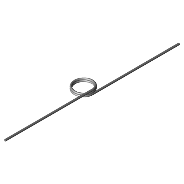 CAD obrázek Zkrutné pružiny T-16140L