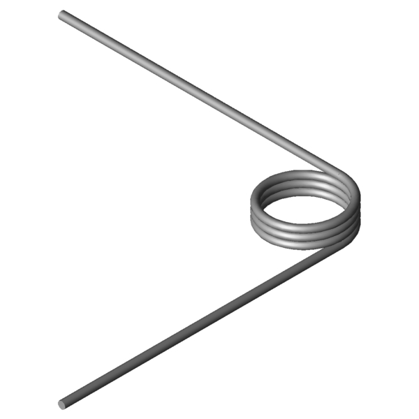 CAD obrázek Zkrutné pružiny T-16729R