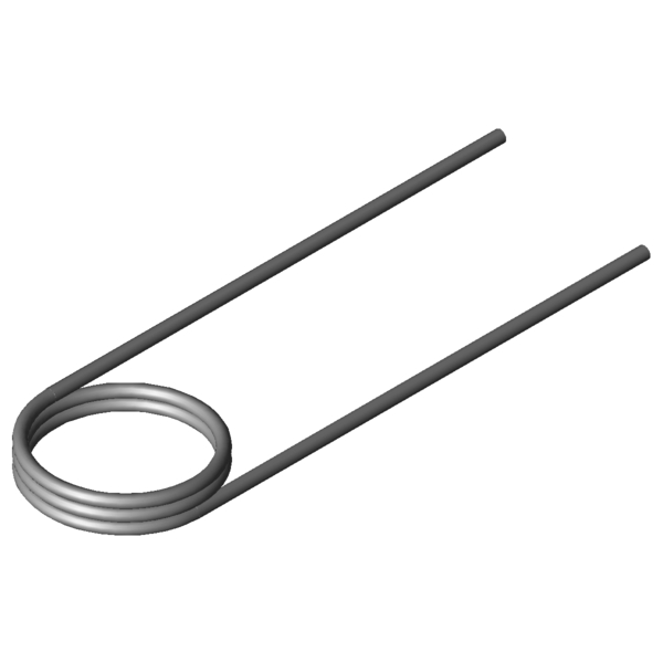 Immagine CAD Molle a torsione T-16738L