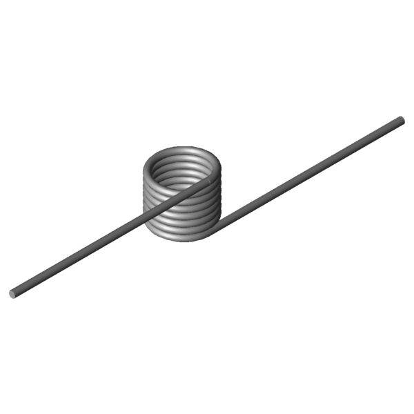 CAD image Torsion springs T-16818L