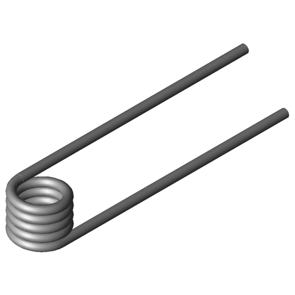 Immagine CAD Molle a torsione T-16906L
