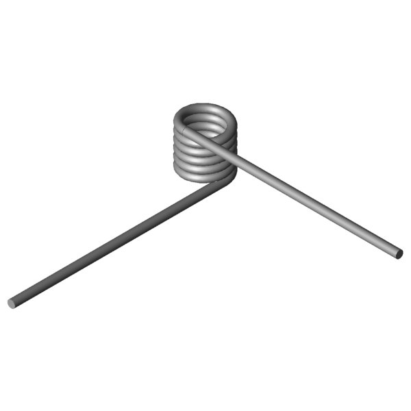 Immagine CAD Molle a torsione T-16907R