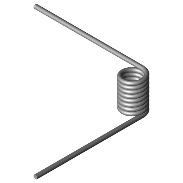 Immagine CAD Molle a torsione T-16909R