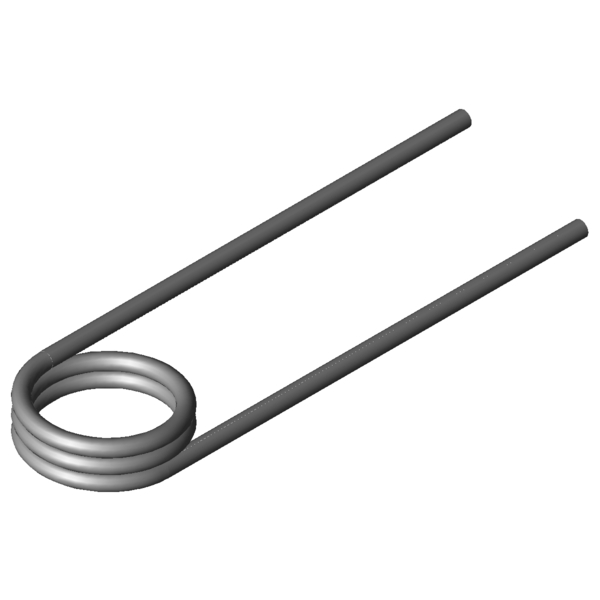 Immagine CAD Molle a torsione T-16922L