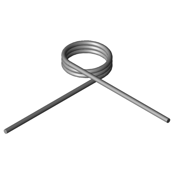 Immagine CAD Molle a torsione T-16933R