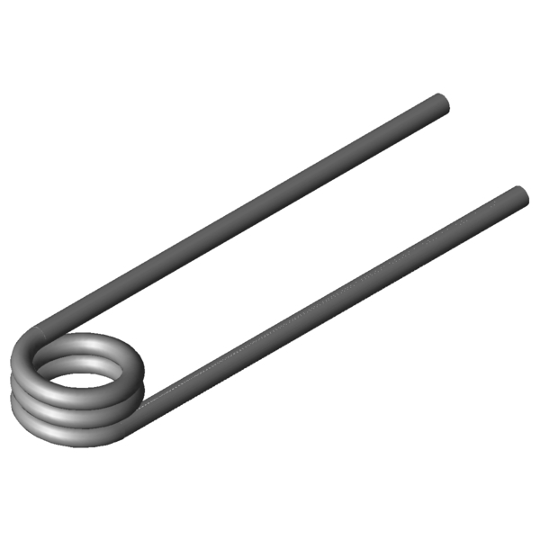 Immagine CAD Molle a torsione T-17002L