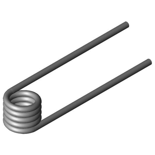 Immagine CAD Molle a torsione T-17006L