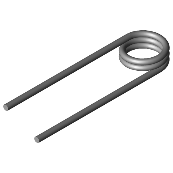Immagine CAD Molle a torsione T-17012R