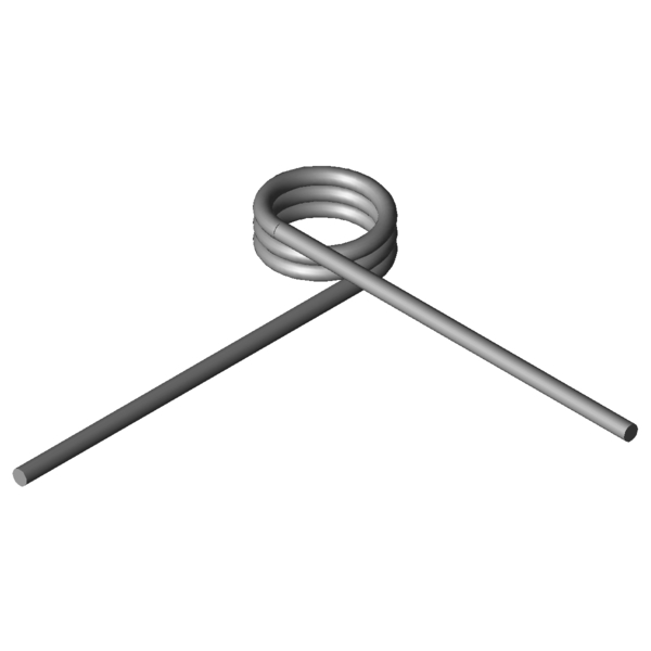 Immagine CAD Molle a torsione T-17013R