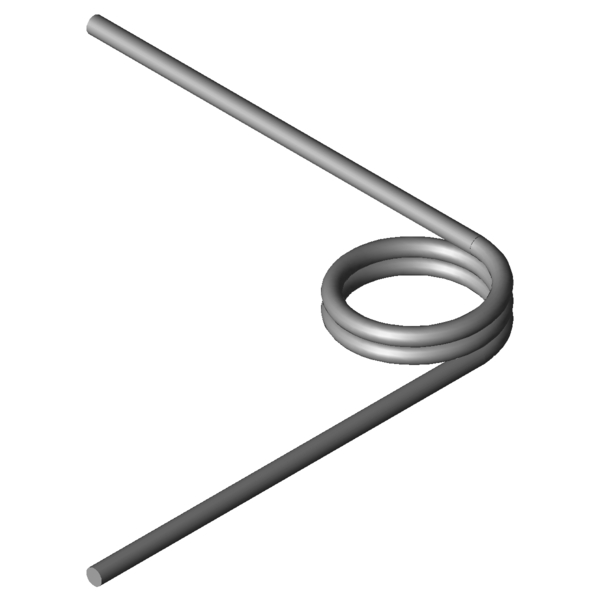 Immagine CAD Molle a torsione T-17021R