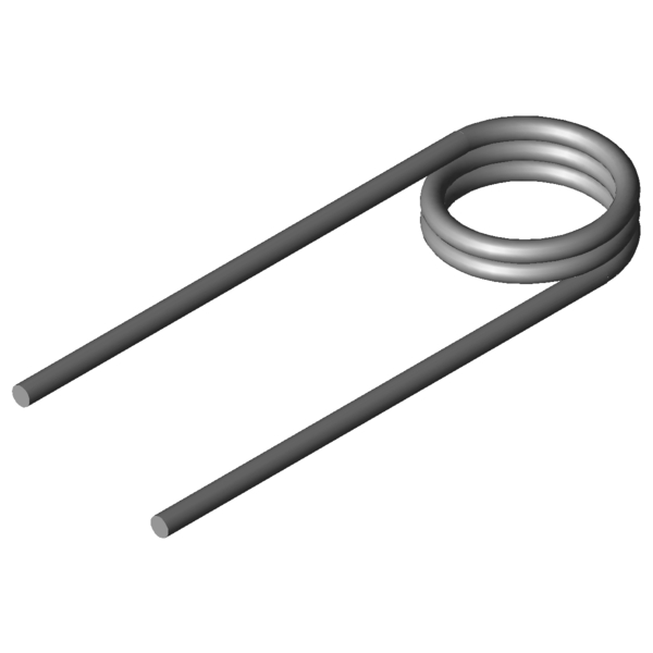 Immagine CAD Molle a torsione T-17022R