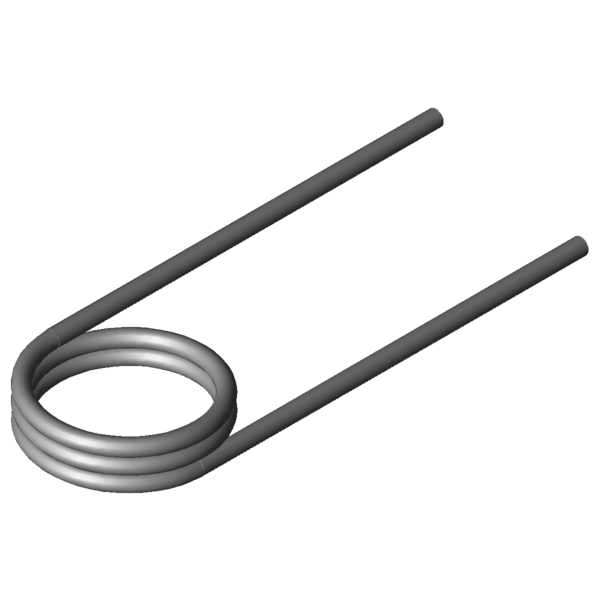 Immagine CAD Molle a torsione T-17032L