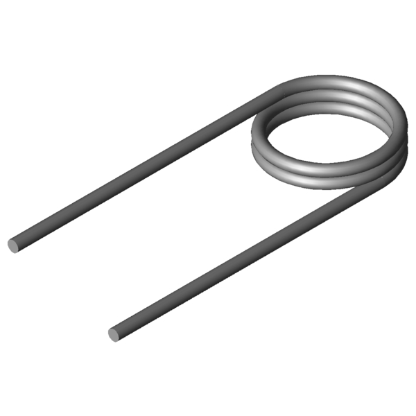 Immagine CAD Molle a torsione T-17032R