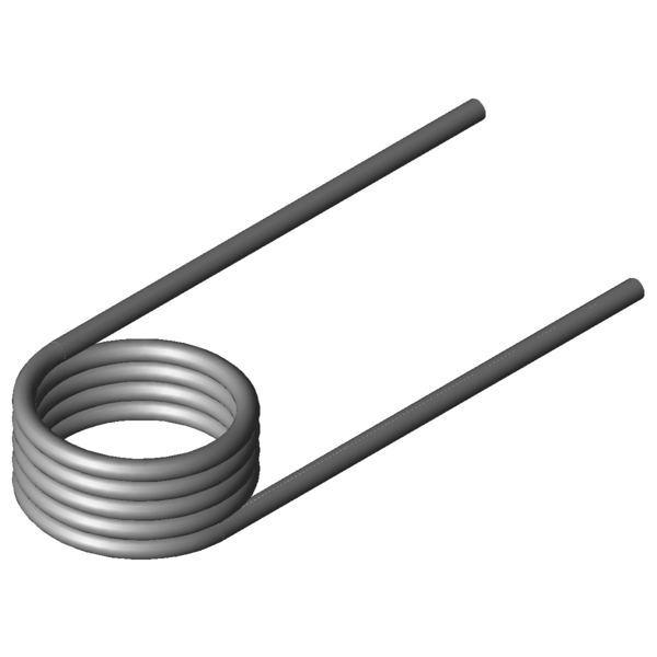 Immagine CAD Molle a torsione T-17036L