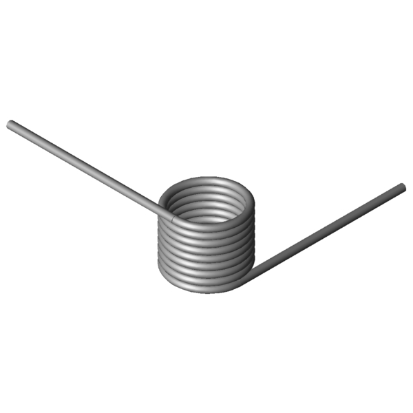 Immagine CAD Molle a torsione T-17039L