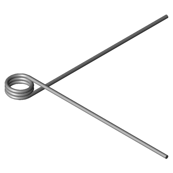 Immagine CAD Molle a torsione T-18403L