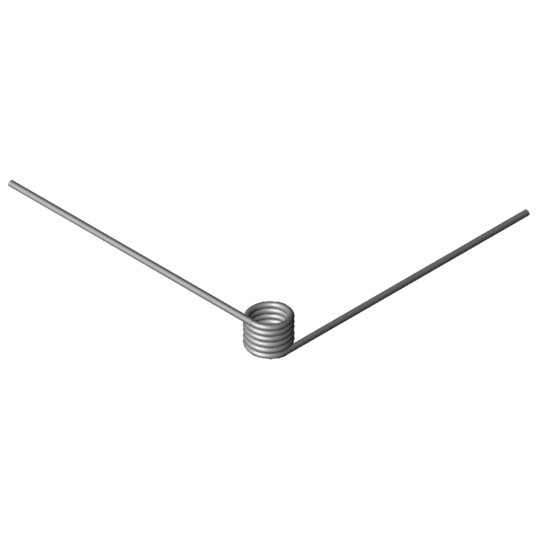 Immagine CAD Molle a torsione T-18409L