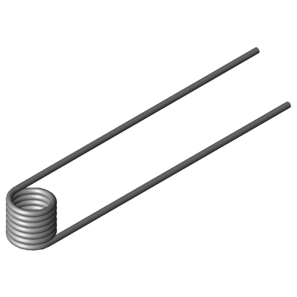 Immagine CAD Molle a torsione T-18410L