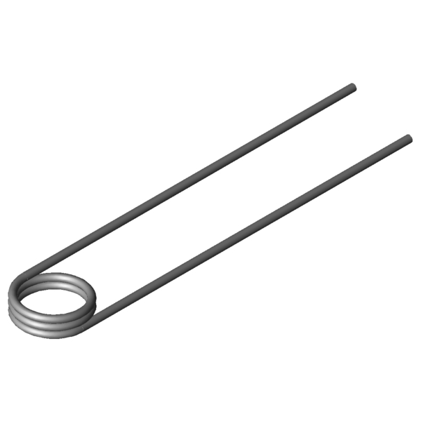 Immagine CAD Molle a torsione T-18427L