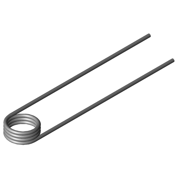 Immagine CAD Molle a torsione T-18431L