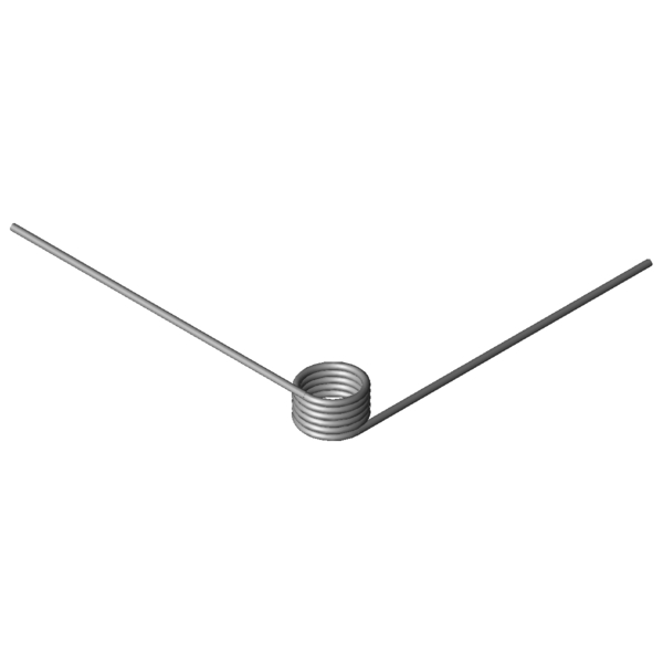 Immagine CAD Molle a torsione T-18434L