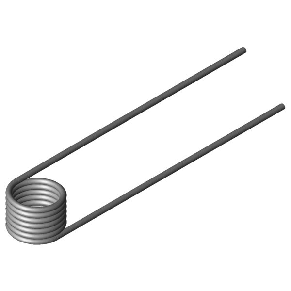 Immagine CAD Molle a torsione T-18435L