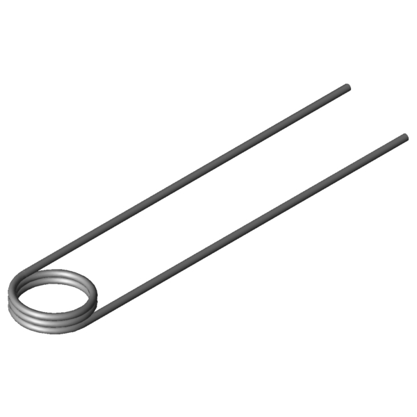 Immagine CAD Molle a torsione T-18452L