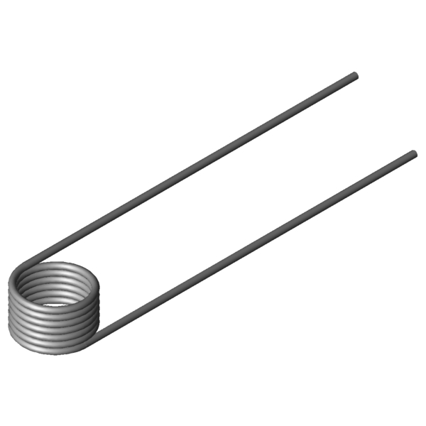 Immagine CAD Molle a torsione T-18460L